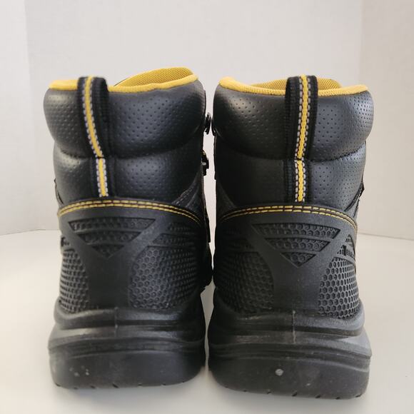 KEEN Utility mens Logandale Mid Steel Toe Waterproof Work Shoe, Black, 10 US